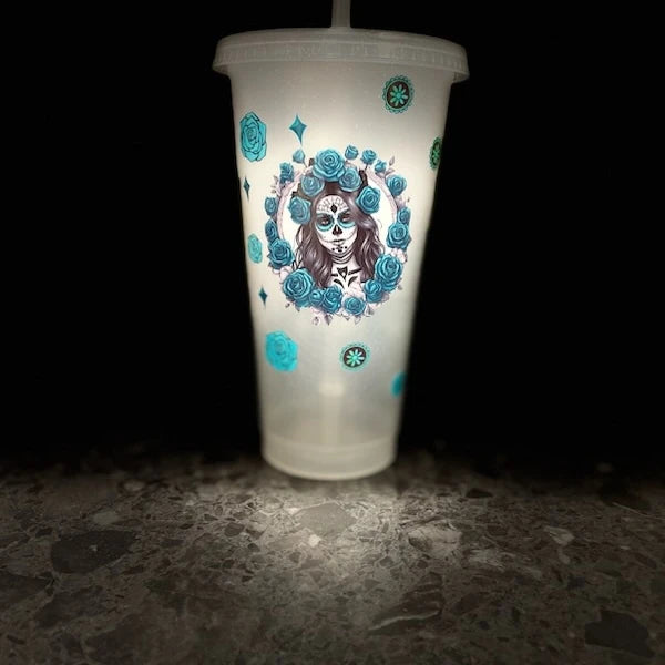 Ready Made 24oz Glitter Cold cups
