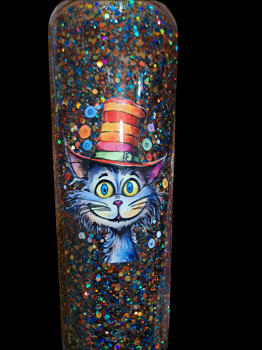 24 oz Acrylic Snowglobe Tumbler, Ready Made