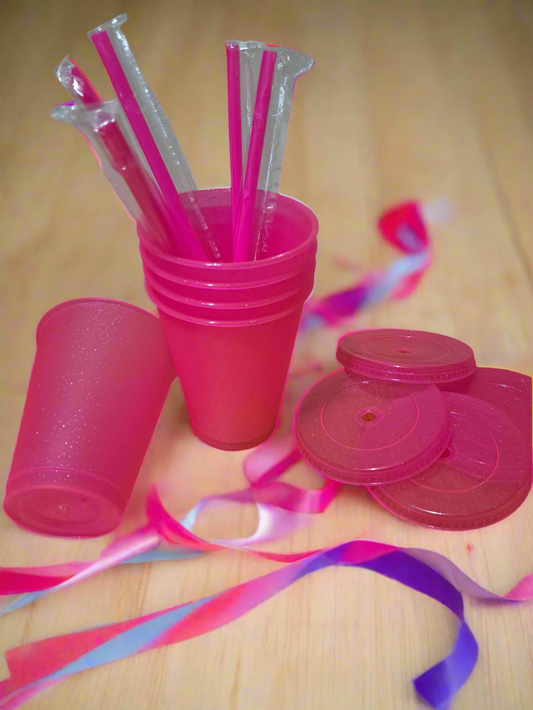 Kids 16oz glitter cold cups