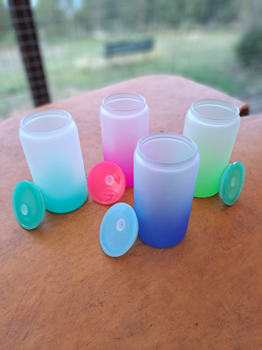 16oz Frosted Ombre Tumbler