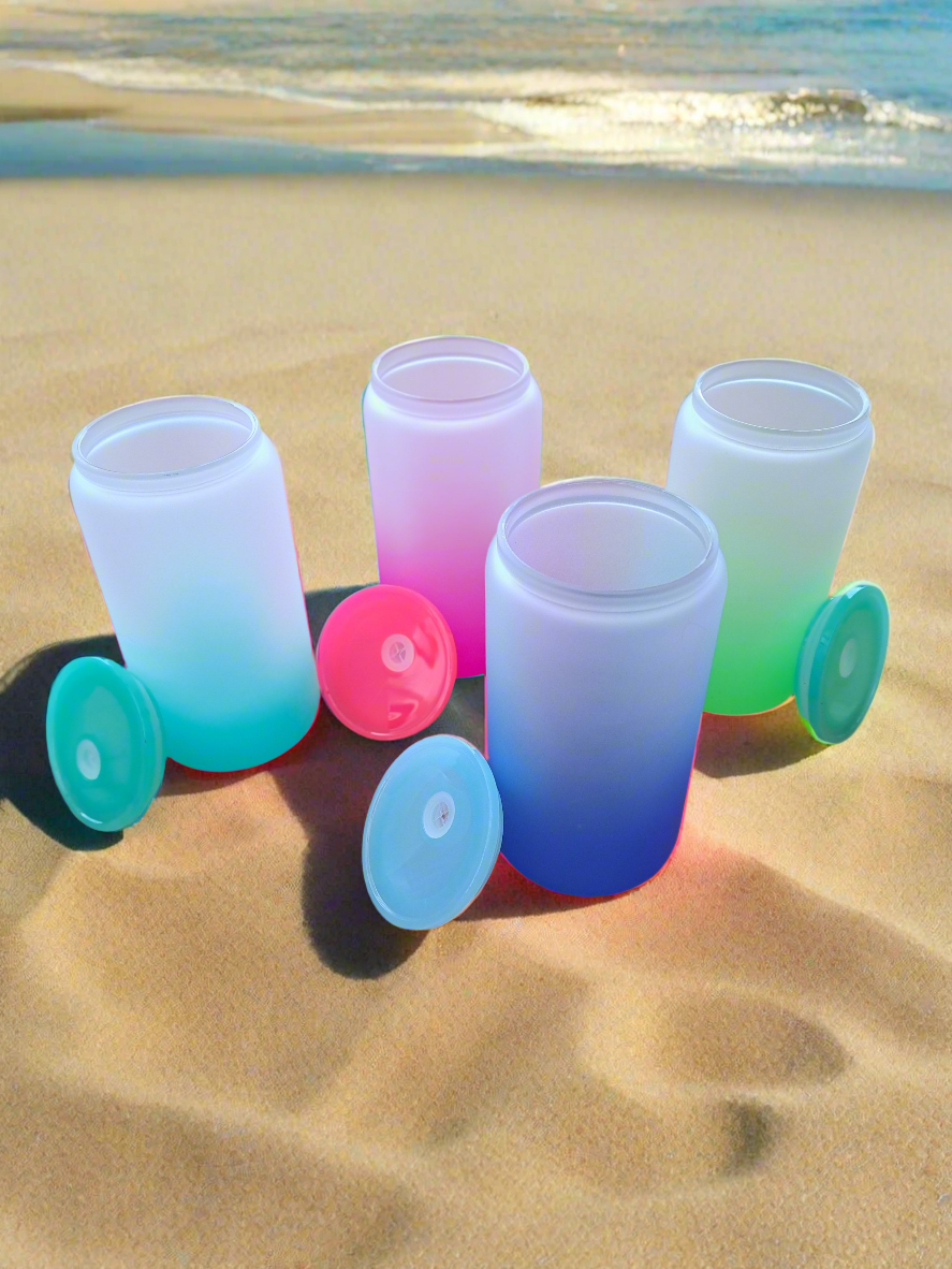 16oz Frosted Ombre Tumbler